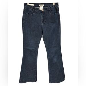 Silence + Noise Darkwash Flare Leg Four Pocket Cotton Polyester Denim Jeans S 29